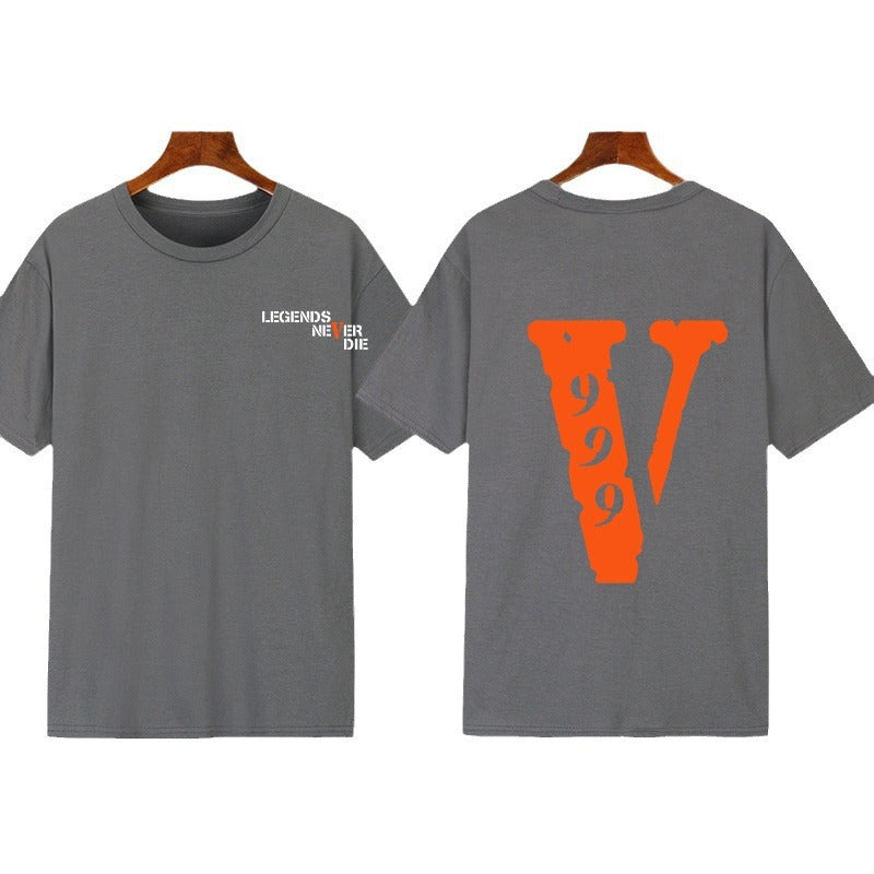 Kvinders grafisk t-shirt med original skrift og kreativt design Skovae