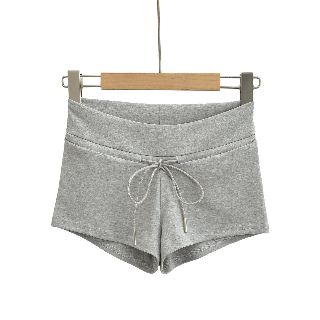 Dame Sporty Shorts med justerbar snor og høj talje Stilla