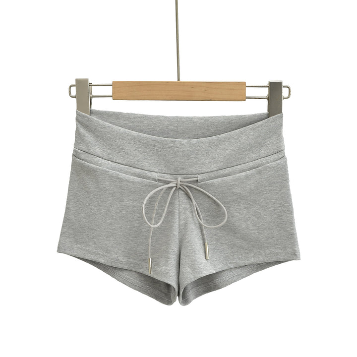 Dame Sporty Shorts med justerbar snor og høj talje Stilla