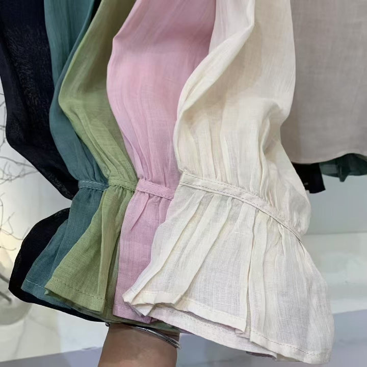 Femme Flowing Langærmet Bluse Stilla