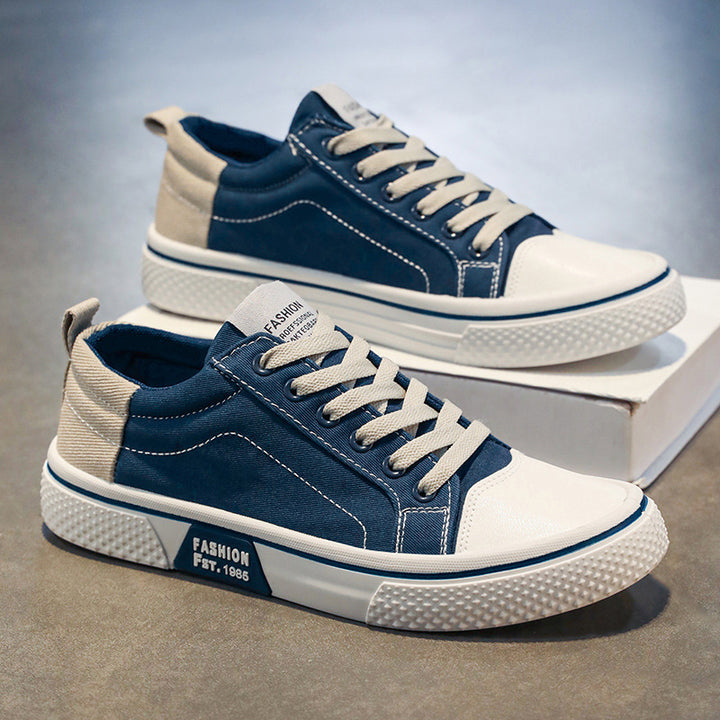 Femme Retro Canvas Low-Top Sneakers Stilla