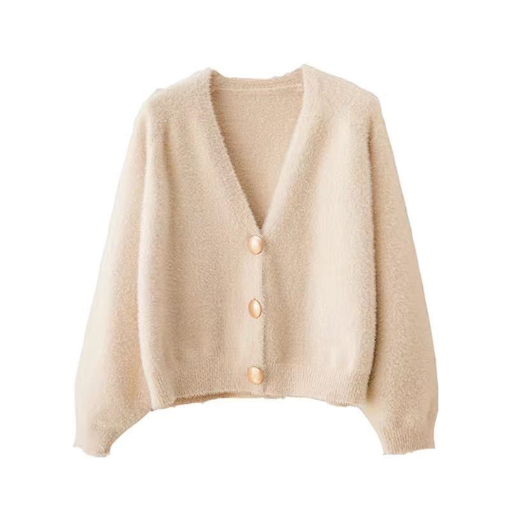 Kvinders Cozy Cardigan med Store Knapper Stilla