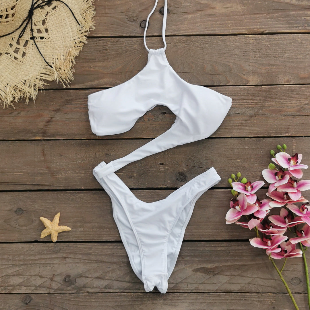 Dame Bikini-sæt med asymmetrisk design og innovativt bæresystem Stilla