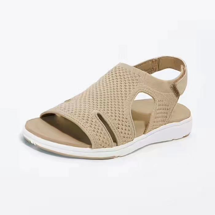 Dame Bequeme Sandaler med fleksibelt remdesign og åndbart overmateriale Stilla