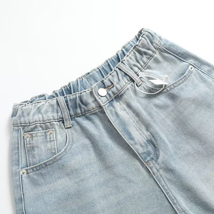 Dame høj kvalitets bomulds shorts med elastisk talje og afslappet pasform Stilla