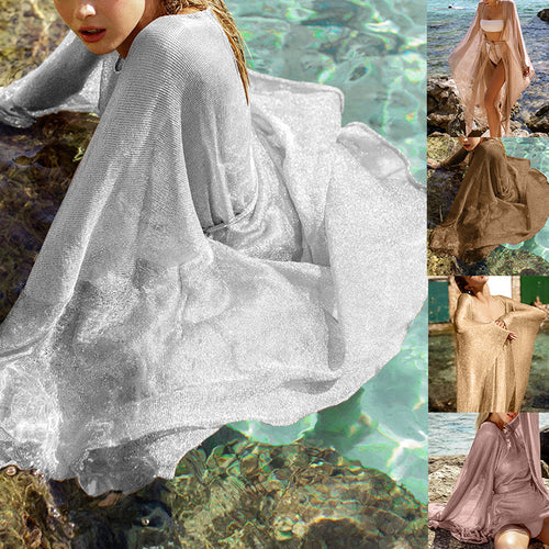 Dame Letvægts Gennemsigtig Strand-Kaftan Stilla