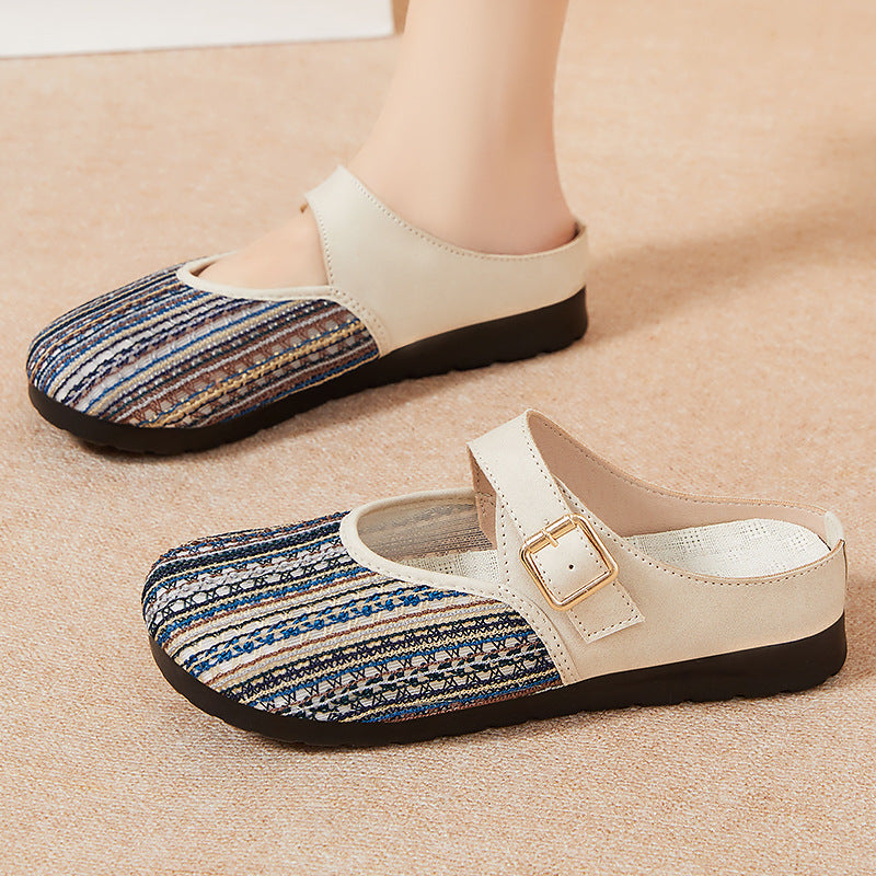 Femme Justerbar Rem Komfort Mary Jane Clogs Stilla