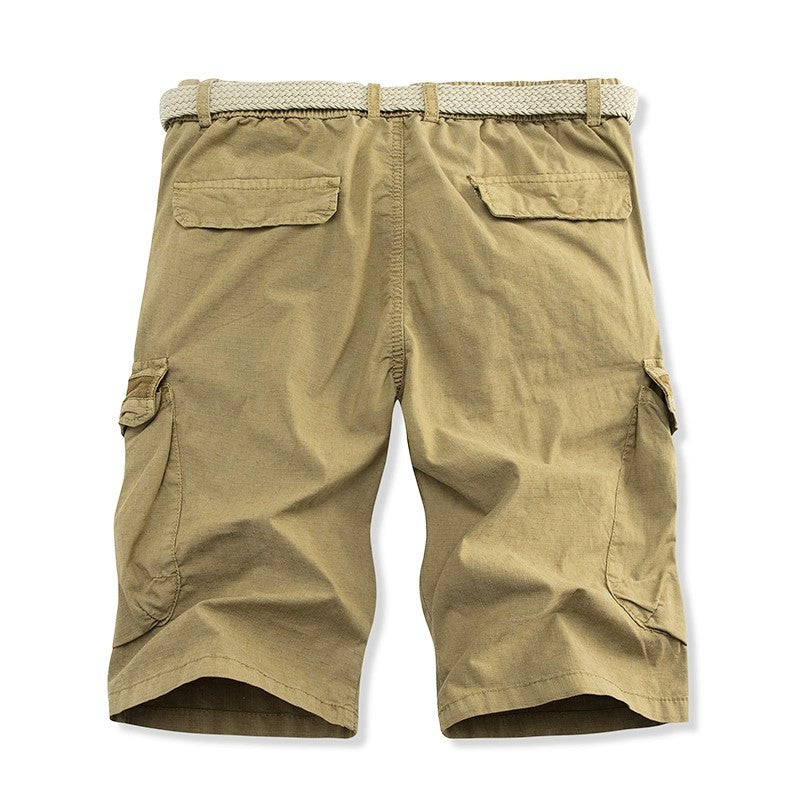 Herrer Multi-lomme Eventyr Cargo Shorts Stilla