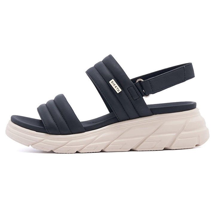 Dame Sporty Sandaler med dæmpende sål og elastiske remme Stilla