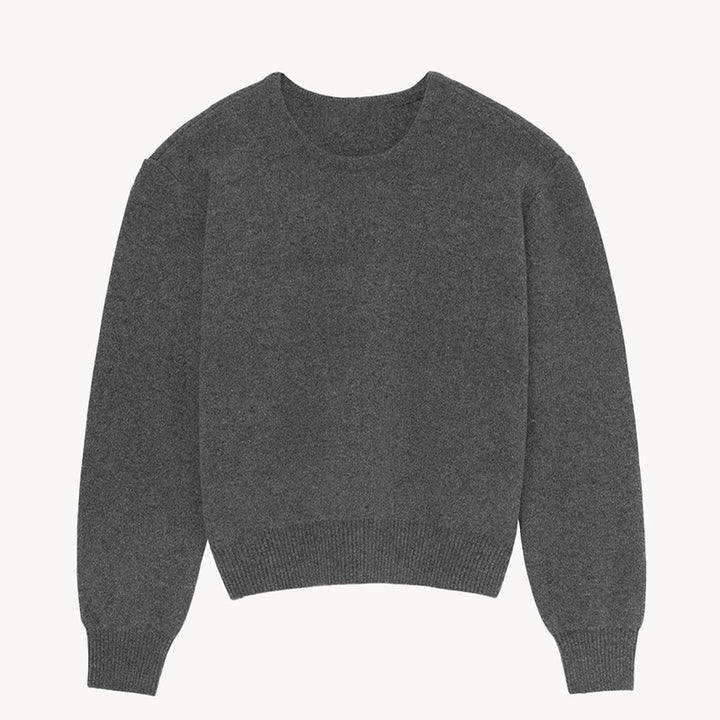 Dame Stilfuld Pullover med løs pasform og Rundhalsudskæring Stilla