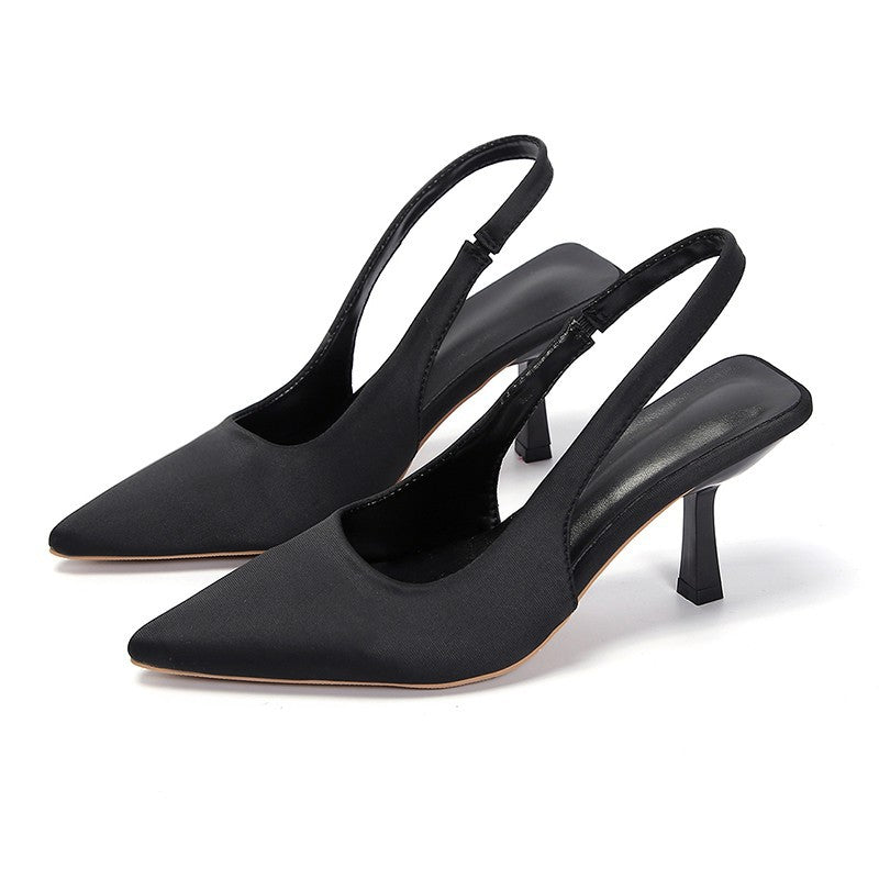 Dame Slingback Pumps med elegant spids Stilla