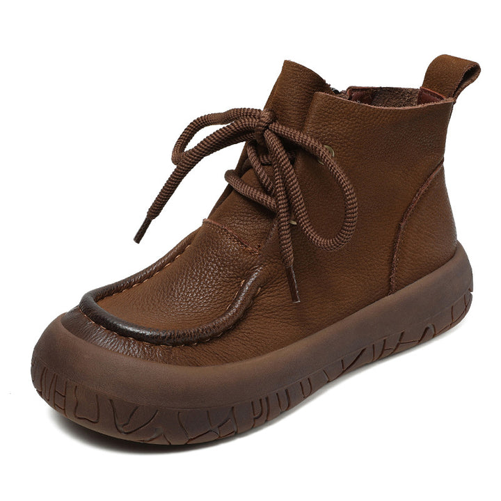 Femme Casual Snøre-Ankelstøvler Stilla