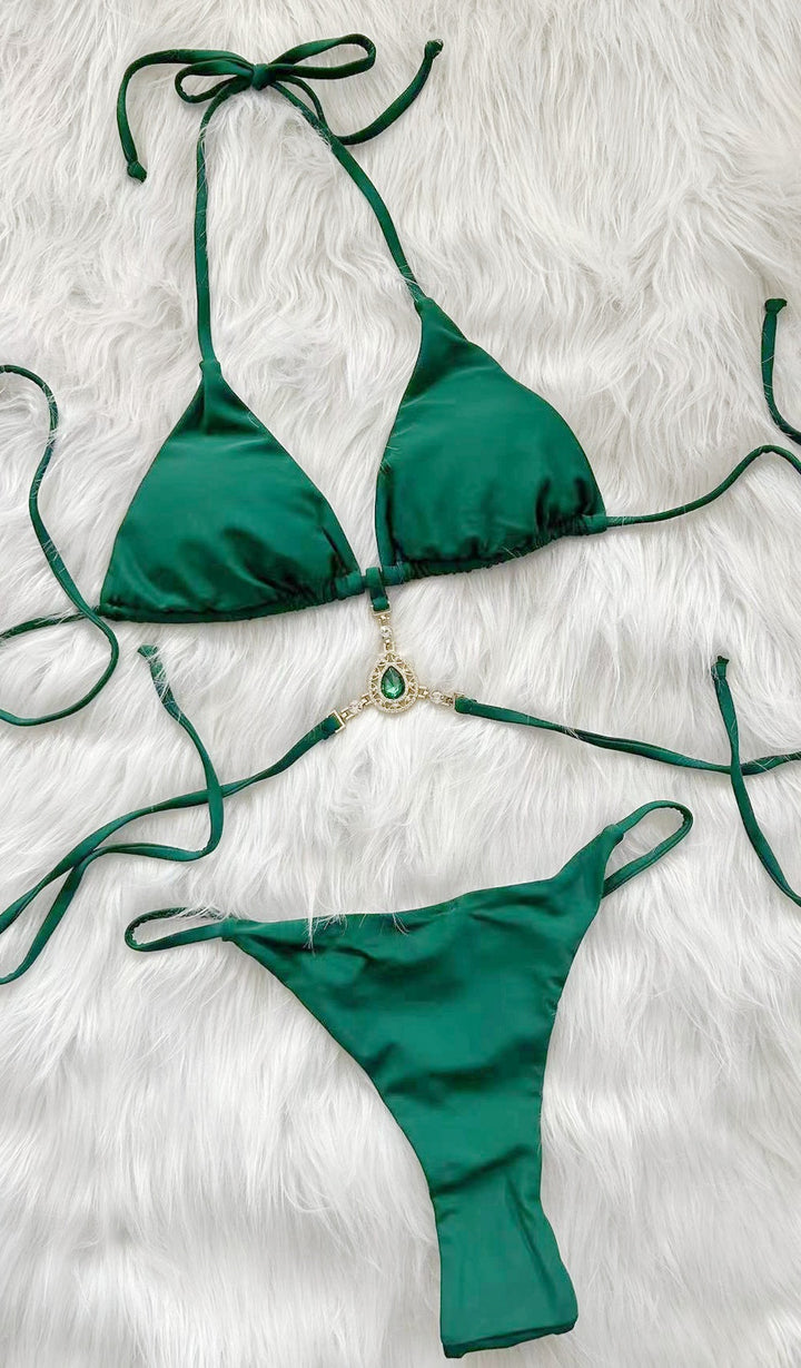 Dame Elegante Trekanter-Bikini-Sæt Stilla