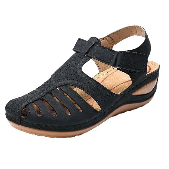 Dame Komfort Riemchen Wedge Sandaler Stilla