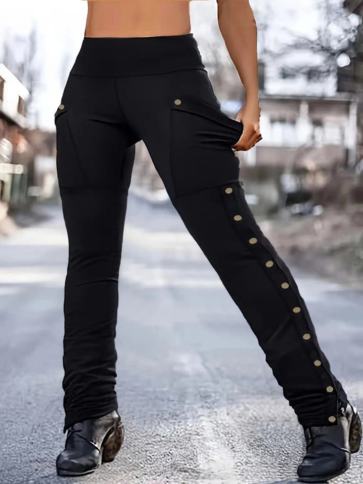 Dame Høj talje Cargo Leggings Stilla