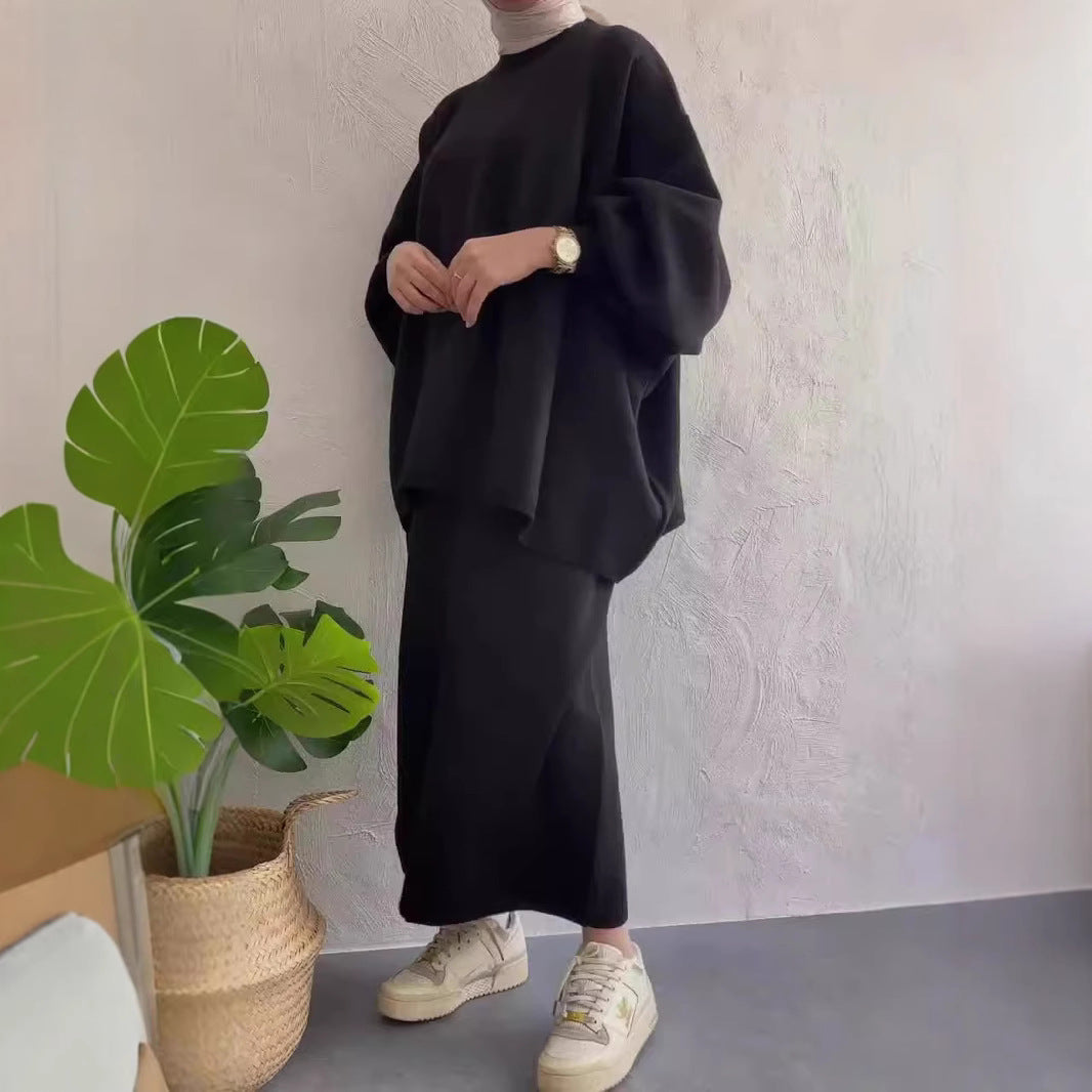 Kvinders afslappede maxi kjole med oversized snit og elegante detaljer Stilla