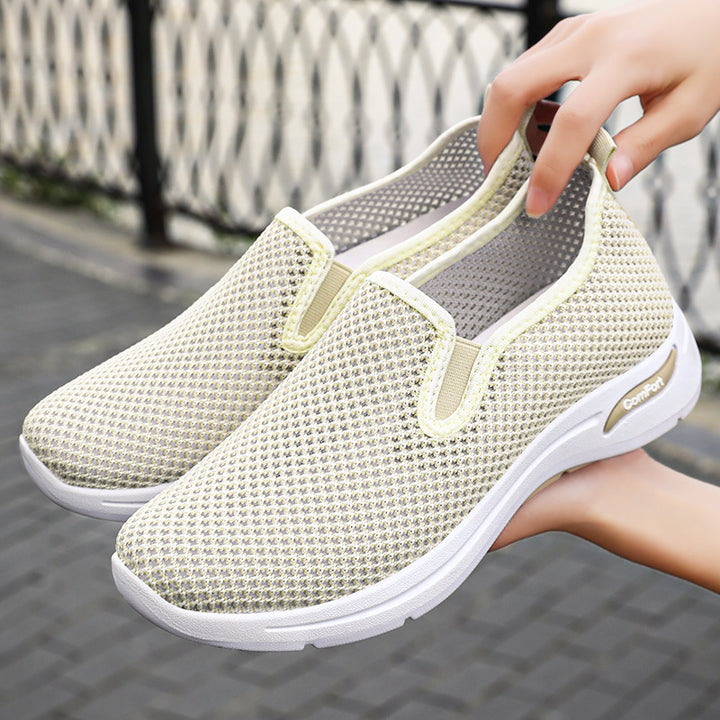 Dame Behagelige Slip-On Sneakers med åndbart Overmateriale Stilla