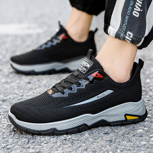 Herrer Løb-sneakers med åndbart overmateriale og skridsikker sål Stilla