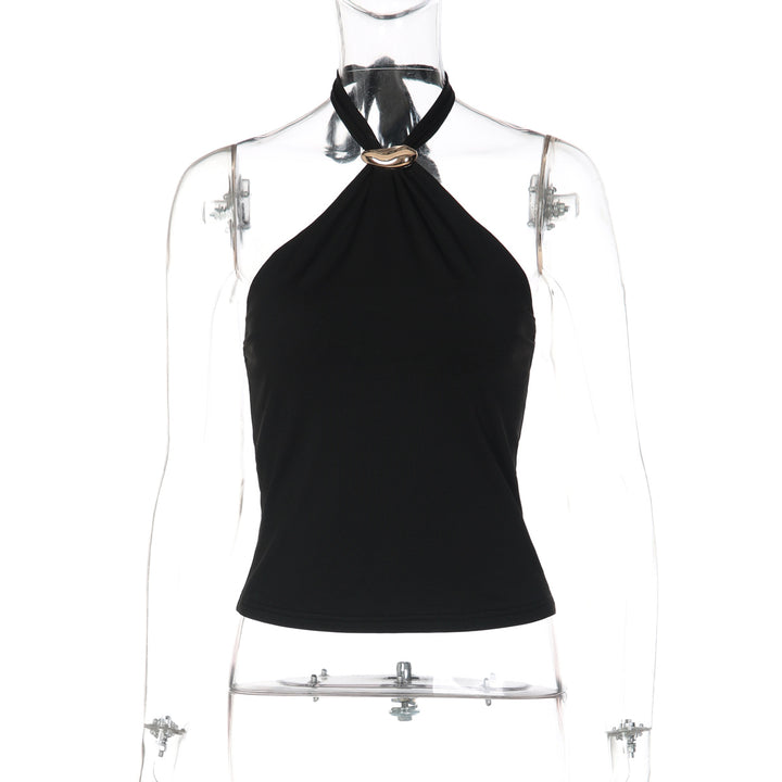 Damer Elegant og tidløst halterneck-top Skovae