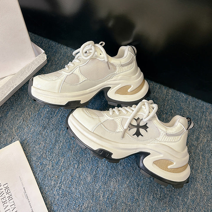 Dame Chunky Sneakers med moderigtig sål og åndbare mesh-detaljer Stilla