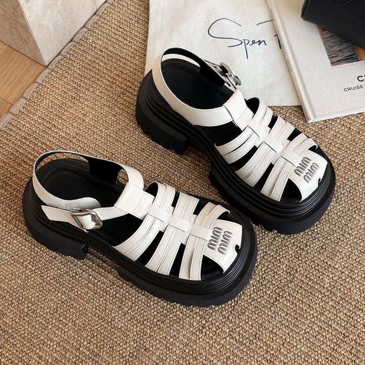 Femme Chic Krydswevede Platform Sandaler Stilla