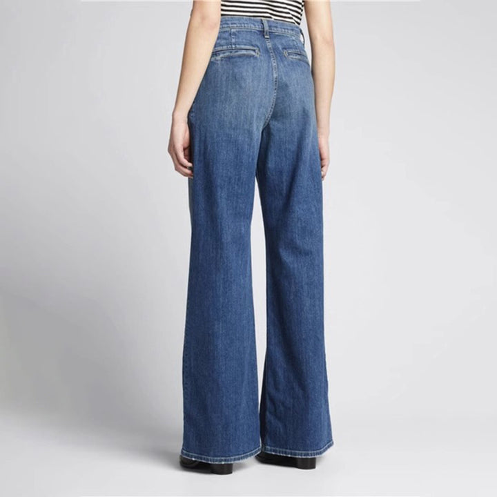 Dame Løst skåret High-Waist Jeans med lav talje og sidelommer Stilla