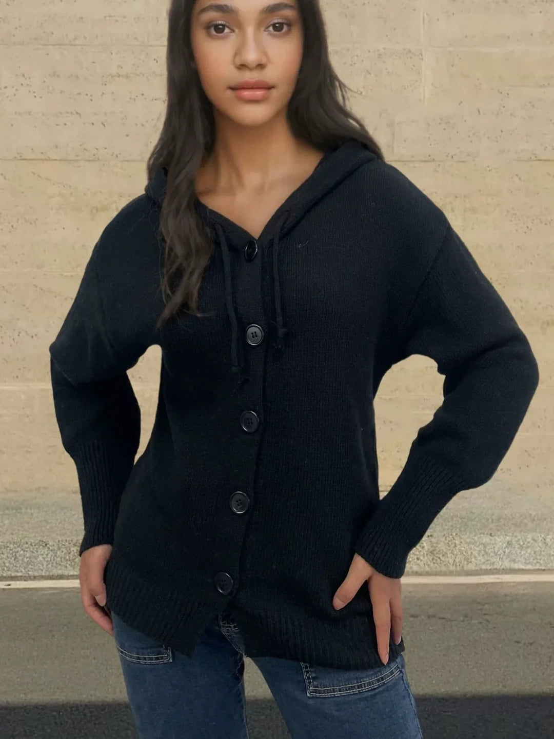 Stilla | HætteSweater Ribkant