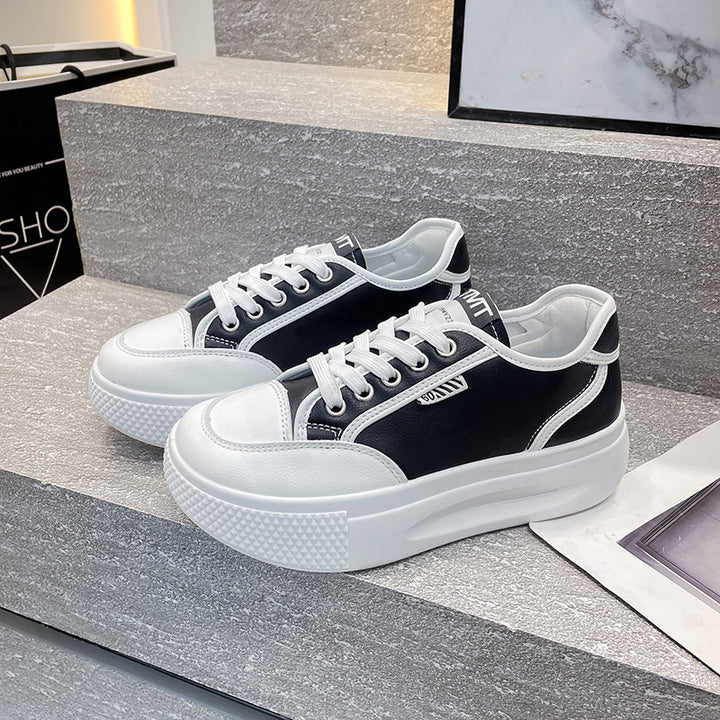 Dame sneakers med tyk sål og trendy design Stilla