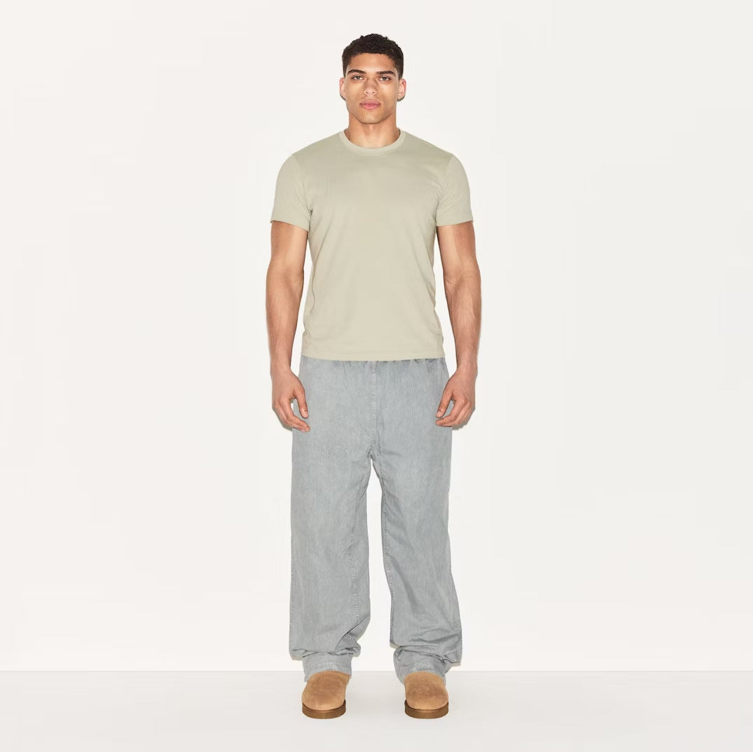 Herre RelaxedFit Bomuld T-shirt med behagelige Lounge-bukser Sæt Stilla