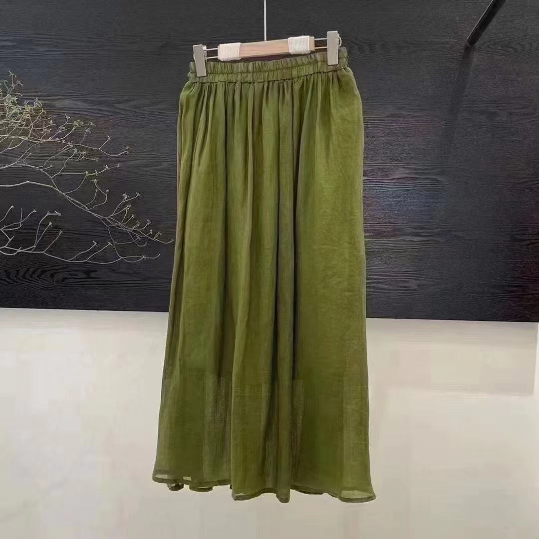 Femme Let og Luftig Maxi Skirt Stilla