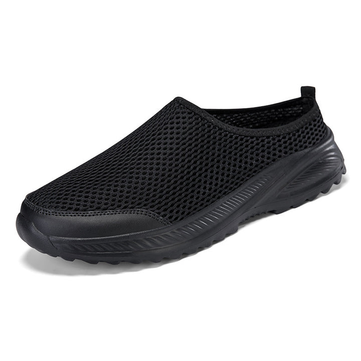 Unisex nan åndbar mesh-mule med skridsikker flex-sål og polstret komfortfodseng Skovae