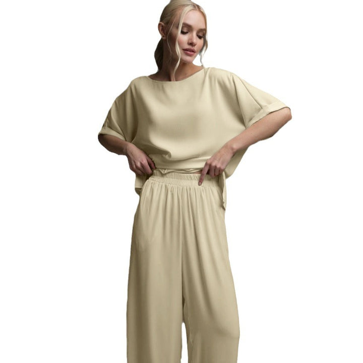 Dame Elegant loungewear-sæt med løs pasform og luksuriøse stoffer Stilla