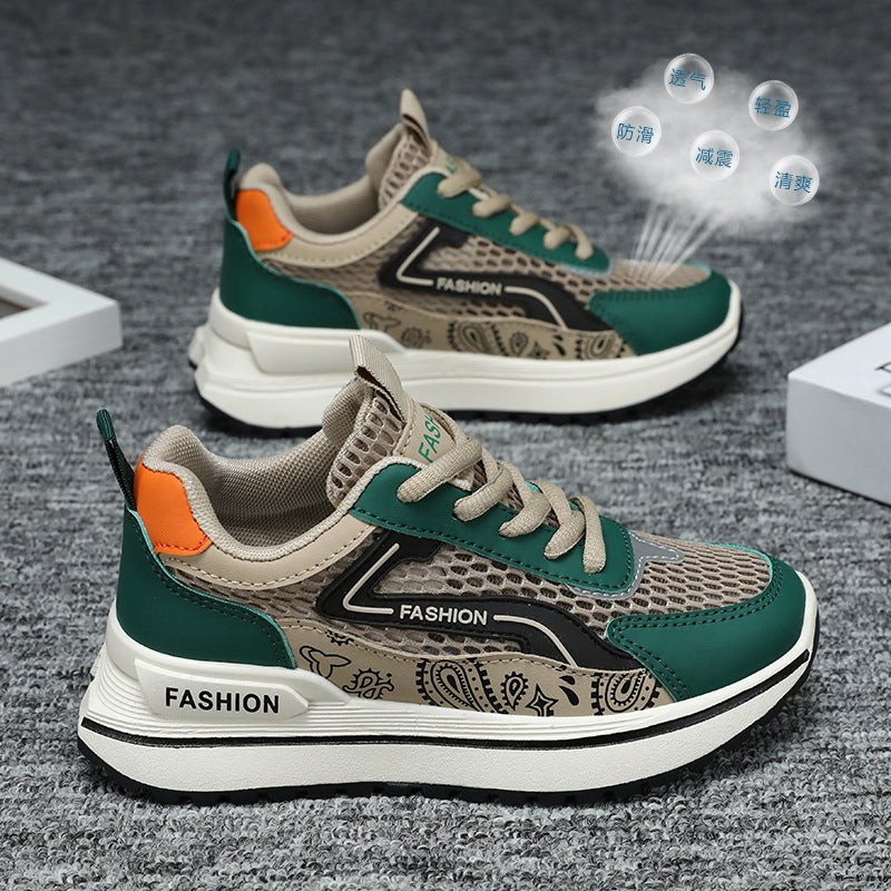 Femme Trendy Mesh-betonede Sneakers Stilla