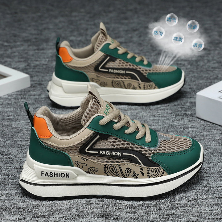 Femme Trendy Mesh-betonede Sneakers Stilla