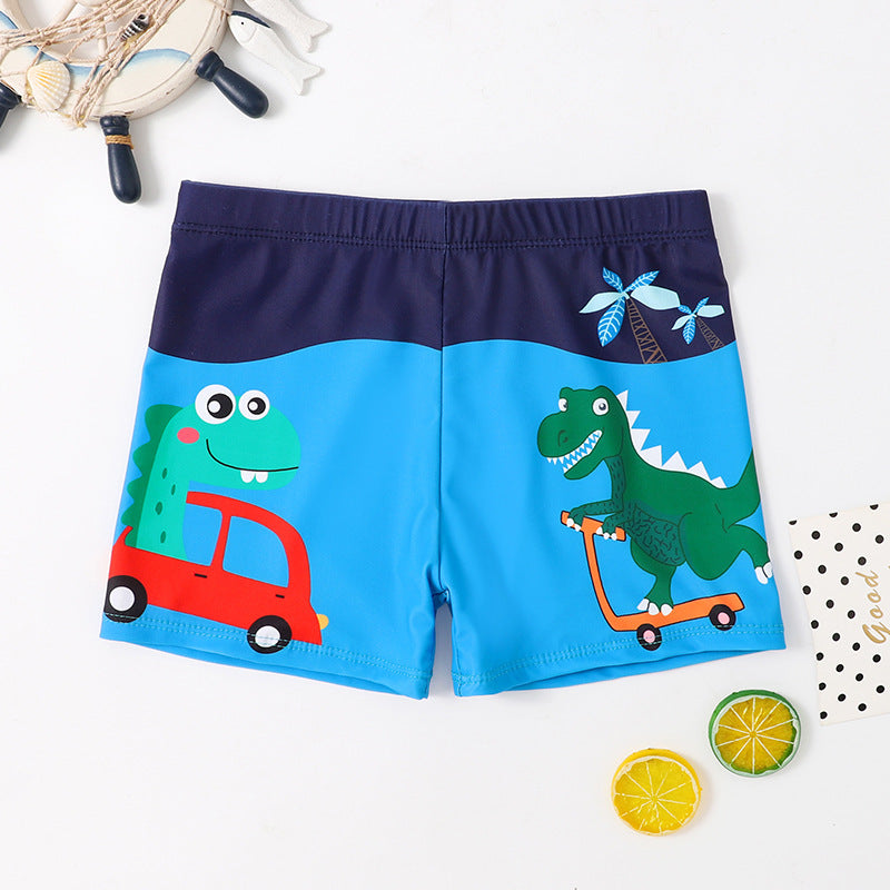 Drengernes bad shorts med maritimt motiv Skovae