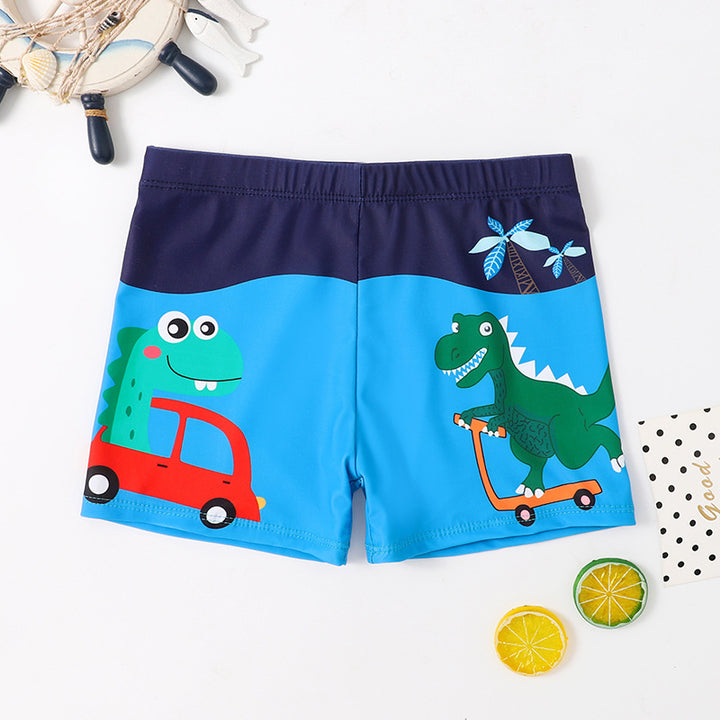 Drengernes bad shorts med maritimt motiv Skovae