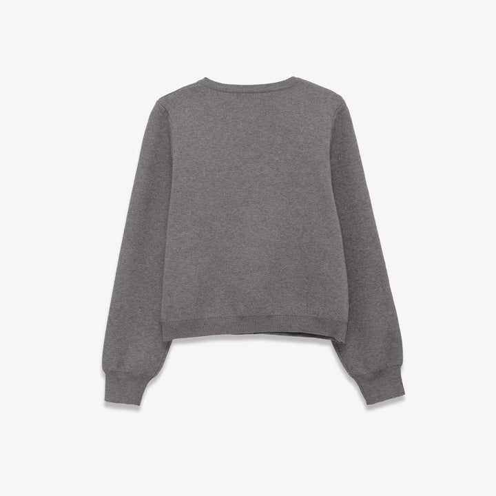 Kvindernes cardigan med glitrende blomsterdetaljer Stilla