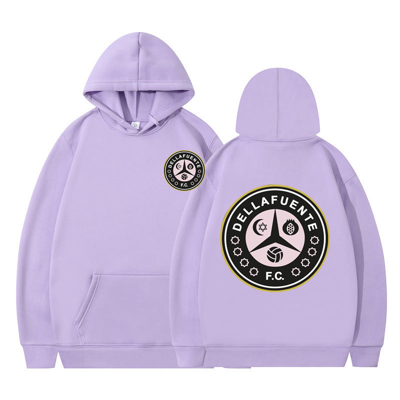 Kvinders hættejakke med præget logo og blød fleece Skovae