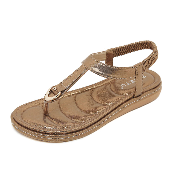 Dame tæppe sandaler med ergonomisk fodseng og elegant dekoration Stilla