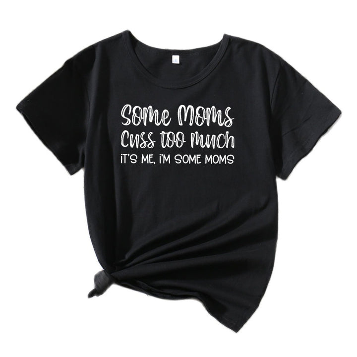 Dame Fritids Humoristisk Grafik T-shirt Stilla 1751262355
