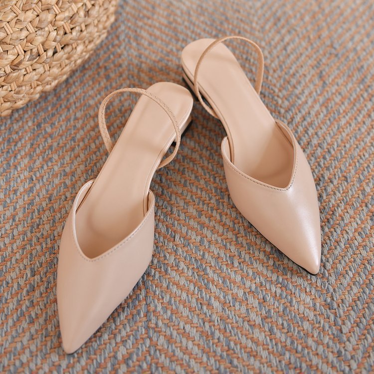 Dame elegante Slingback Pumps med spids tåområde Stilla