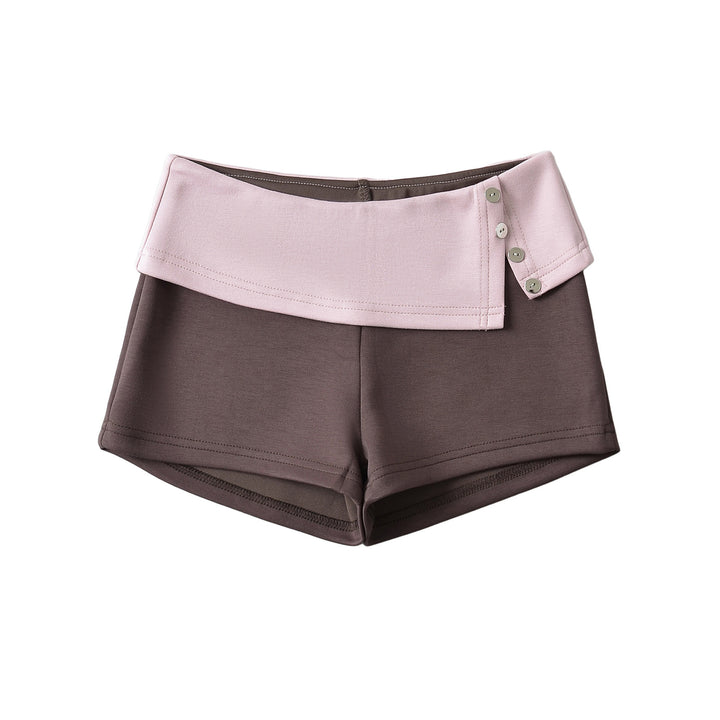 Dame Sporty Shorts med innovativt elastisk taljebånd og knapdetaljer Stilla