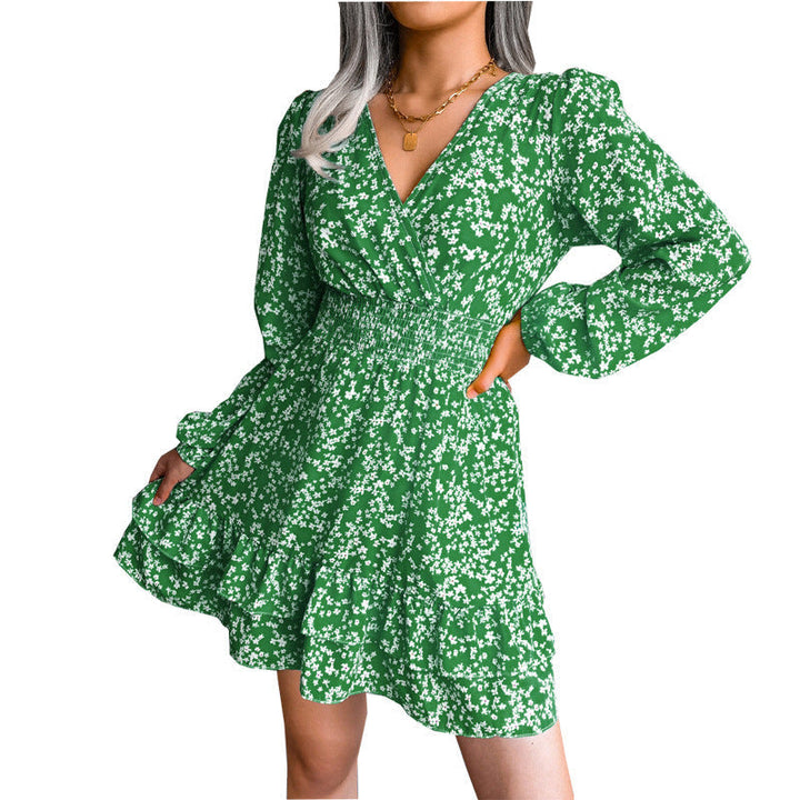 Stilla | Strop Floral Chiffon Sommerkjole
