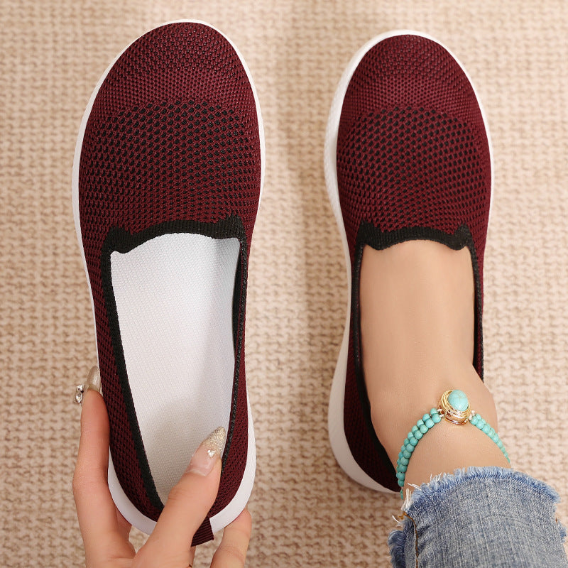 Dame åndbare Slip-On Sneakers Stilla