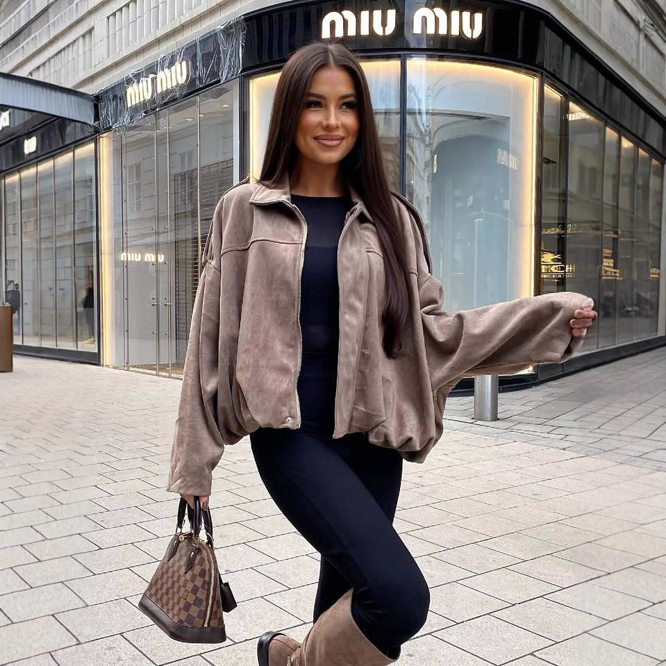 Kvinders Mode Oversized Jakke Skovae