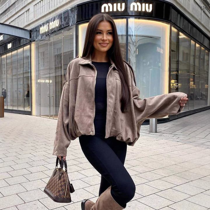 Kvinders Mode Oversized Jakke Skovae