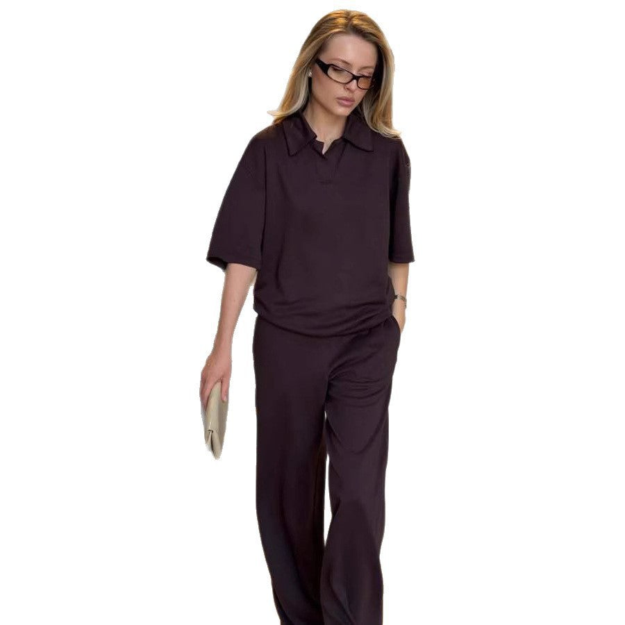 Kvindernes komfortable og stilfulde jumpsuit med krave Skovae