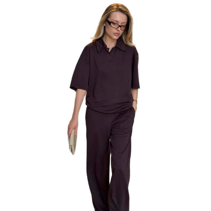 Kvindernes komfortable og stilfulde jumpsuit med krave Skovae