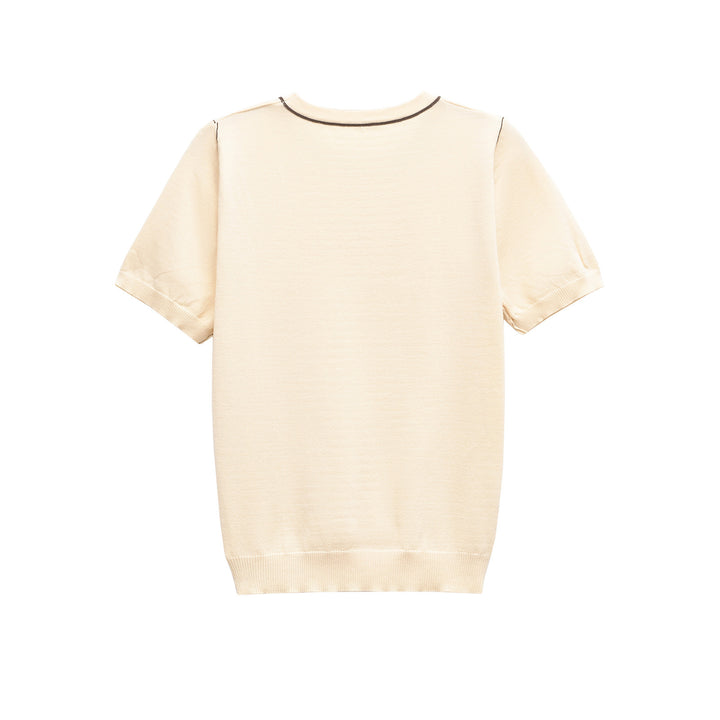 Femme Kortærmet Strikpullover Stilla