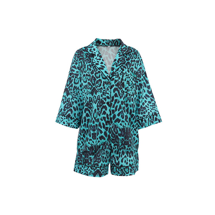 Dame Jumpsuit-sæt med moderne leopardmønster og afslappet design Stilla